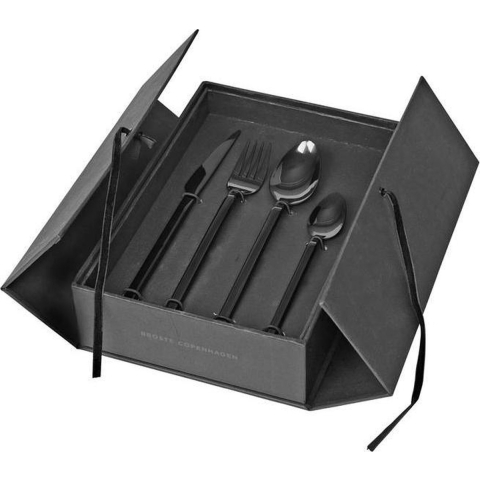 Broste Copenhagen Tvis Bestekset 16-delig Black