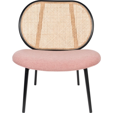 Zuiver Spike Lounge Fauteuil Naturel Roze