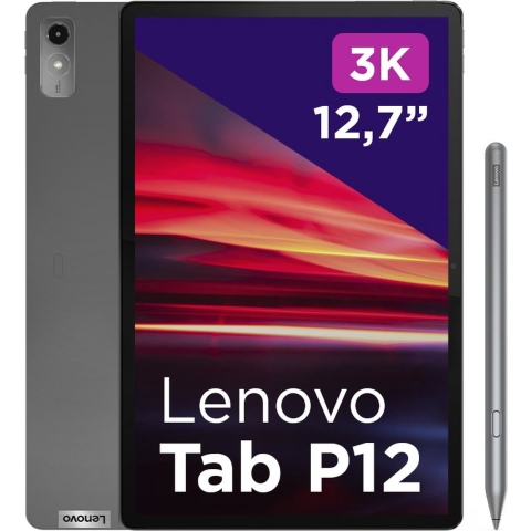 Lenovo Tab P12 + Pen - 12.7 Inch 256 Gb Grijs Wifi
