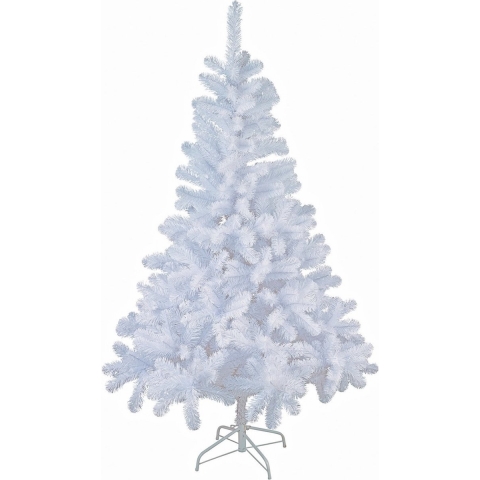 Witte kunst kerstboom/kunstboom 180 cm -