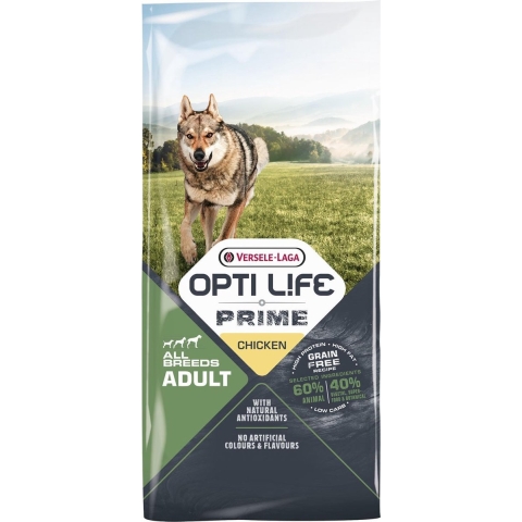 Opti Life Prime - Adult - Chicken - 12,5 kg