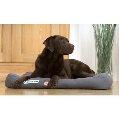Doctor Bark Dog Cushion - M - Grijs
