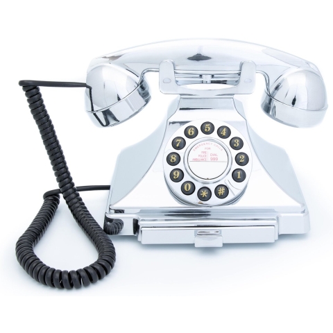 GPO Carrington Retro Telefoon Chrome