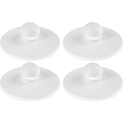 8x stuks tesa zelfklevende plafondhaak wit 5 cm -