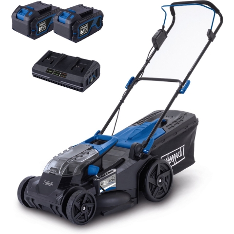 Scheppach Accu Grasmaaierset 2x20V BC-MP430-X (met 2 Accu's)