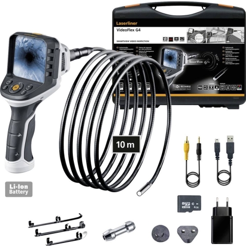 Laserliner VideoFlex G4 Ultra Video-inspectiecamera In Koffer - 9mm X 10m