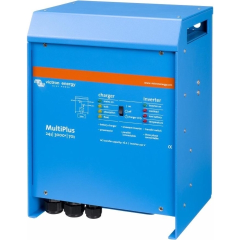 Victron Energy MultiPlus C 24/3000/70-16 Netomvormer 3000 W 24 V/DC - 230 V/AC Geïntegreerde laadregelaar
