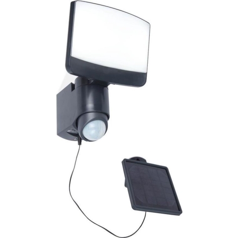 Lutec Sunshine 6925601345 Spot op zonne-energie met bewegingsmelder 7.5 W Neutraalwit Antraciet
