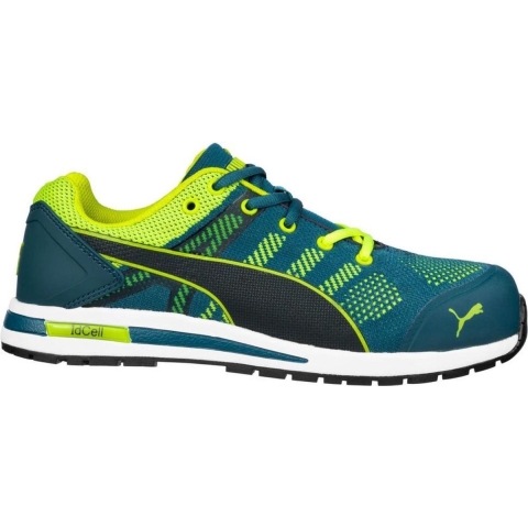 PUMA Elevate Knit Green Low 643170-42 Veiligheidsschoenen S1P Schoenmaat (EU): 42 Groen, Geel 1 stuk(s)