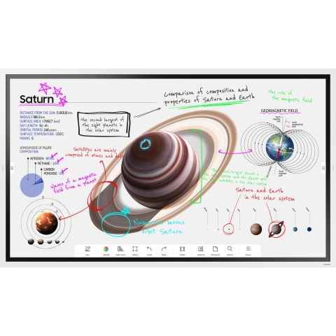 Samsung Flip Pro WM65B Digital Signage display 163.83 cm 65 inch 3840 x 2160 Pixel 16/7