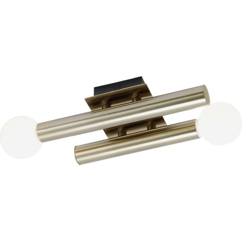 Brilliant Lucky 90054/31 Wandlamp G9 36 W LED Antiek-messing