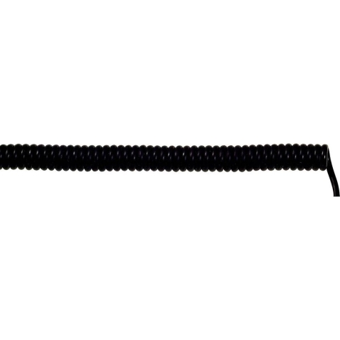 LAPP 73220257 Spiraalkabel UNITRONIC® SPIRAL 300 mm / 1200 mm 5 x 0.25 mm² Zwart 1 stuk(s)