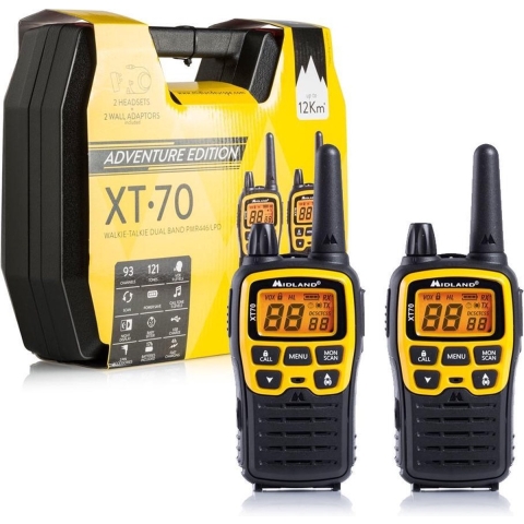 Midland XT70 Adventure C1180.01 LPD/PMR-portofoon Set van 2 stuks