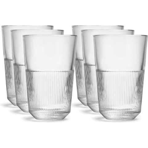 30x Longdrinkglazen transparant 360 ml Rayo -