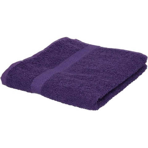 Set van 8x stuks luxe handdoeken paars 50 x 90 cm 550 grams -