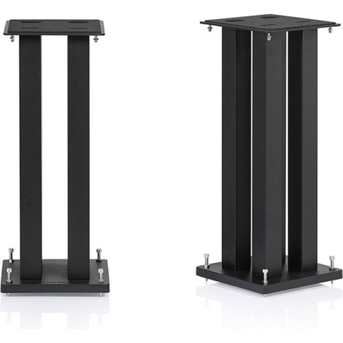 Norstone Stylum Square luidsprekerstandaard zwart zijdeglans