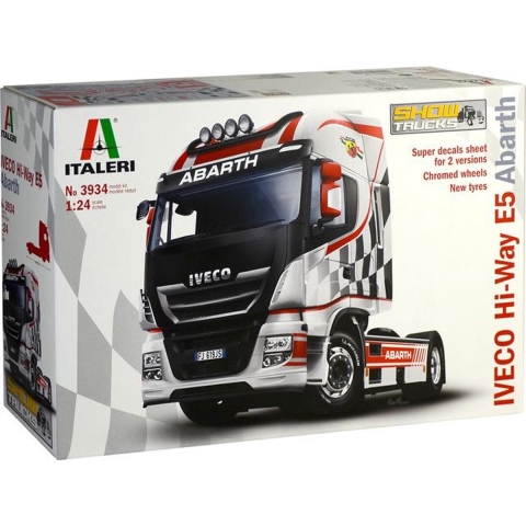 Italeri 3934 Iveco HI-WY E5 Abarth Vrachtwagen (bouwpakket) 1:24