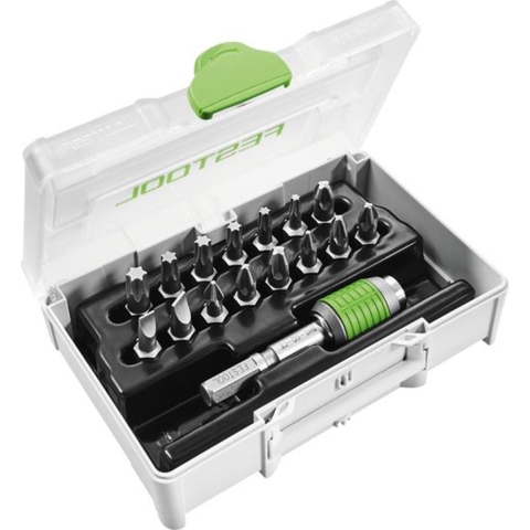Festool SYS3XXS CE-MX BHS 60 16-delige Bitset In Microsystainer - PZ/PH/TX/SZ