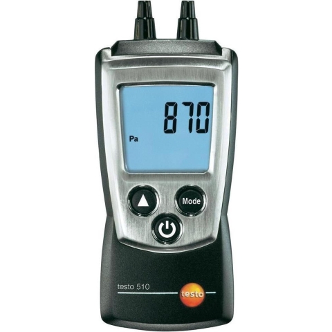 testo 510 Gasdrukmeter Luchtdruk 0 - 100 hPa Magnetische achterkant