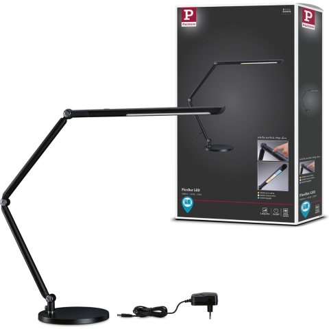 Paulmann FlexBar 78912 LED-bureaulamp LED 10.6 W Zwart