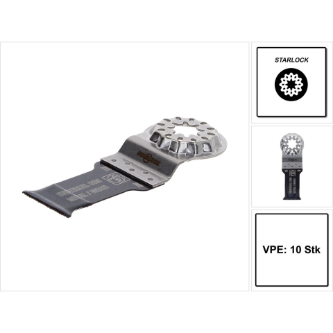 Fein 63502222240 E-Cut Universal Zaagblad (10st) - 28 X 55 Mm