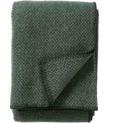 Klippan Ledikantdeken Eco Wol Domino - 90x130 cm. - Green