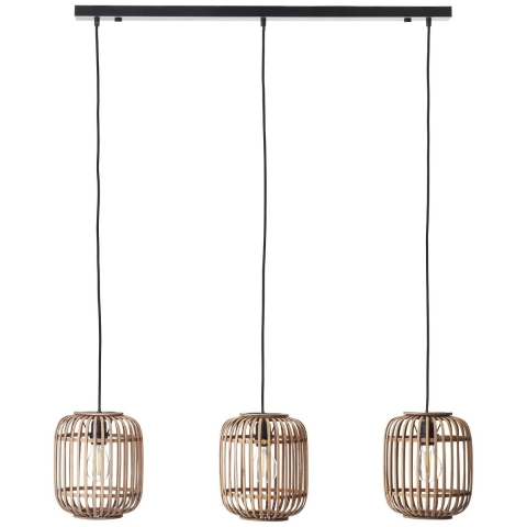 Brilliant 93778/20 Woodrow Hanglamp E27 60 W Lichtbruin