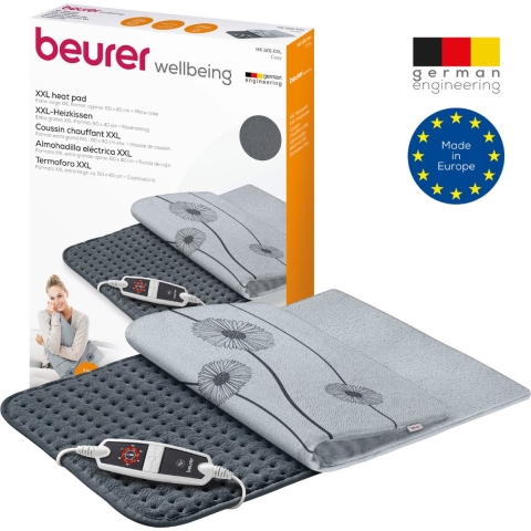 Beurer HK 125 XXL Elektrisch kussen 100 W Grijs