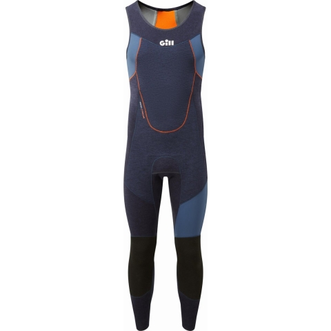 Gill Race FireCell Skiff Suit 3.5 mm long john wetsuit blauw heren, M