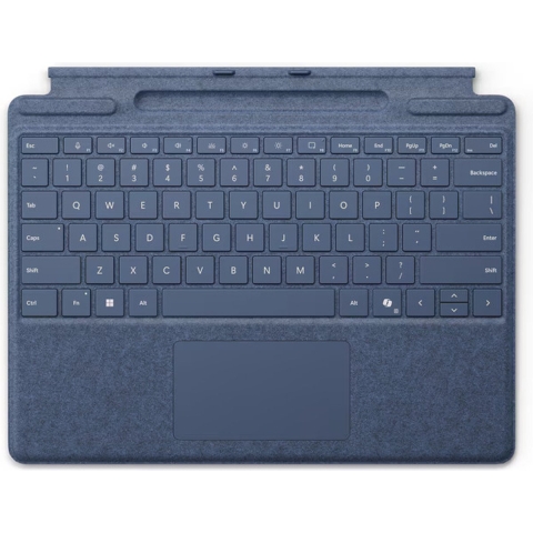 Microsoft Surface Pro Typecover + Opbergvak Voor Pen Toetsenbord Blauw