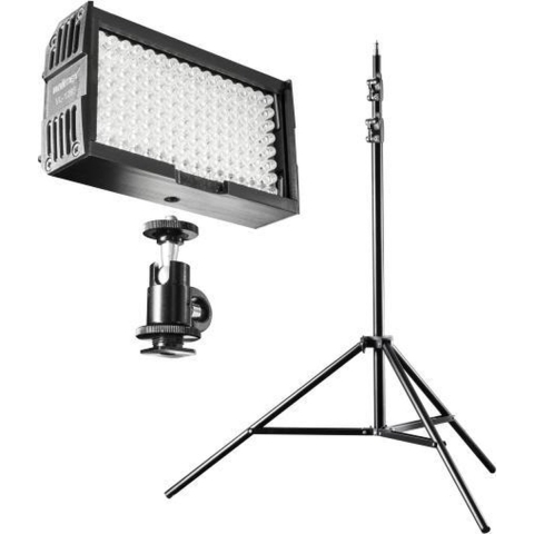 Walimex Pro 20372 LED-videolamp Aantal LEDs: 128