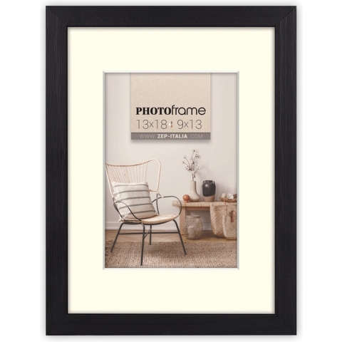 Zep Fotolijst V4575B Malmo Black 40x60 / 50x70 cm