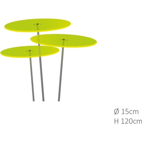 3 stuks! Zonnevanger Groen medium 120x15 cm - Cazador Del Sol