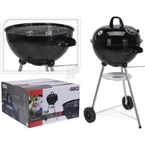 Bbq bolvorm gs tuv 47 cm zwart - Nampook