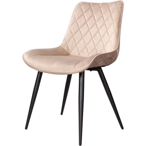 DS4U Benito 3.0 eetkamerstoel velours - champagne