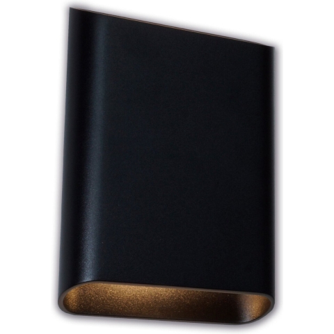 Artdelight Wandlamp Diaz Zwart Led 2 x 6Watt IP65