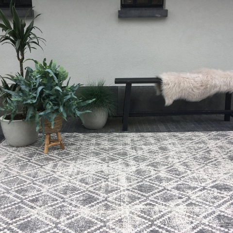 Eva Interior Buitenkleed Grijs Frost 200 x 290 cm