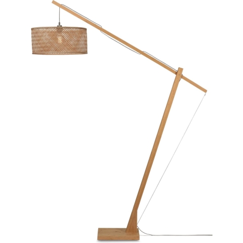 GOOD&MOJO Vloerlamp Java - Bamboe - 175x50x207cm