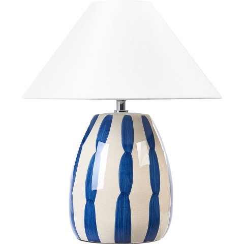 Beliani - LUCHETTI - Tafellamp - Beige - Keramiek