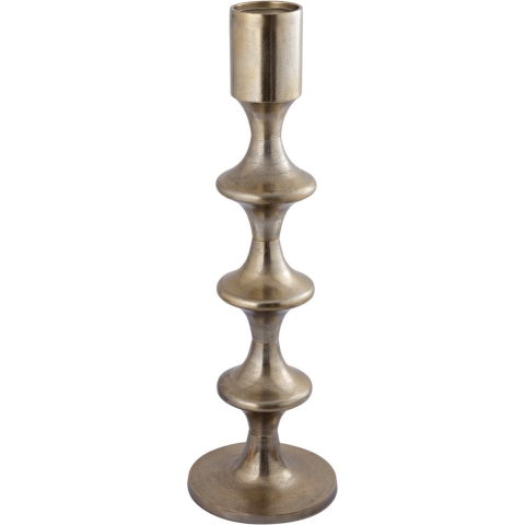 PTMD Taika Kandelaar - 31x31x92 cm - Aluminium - Goud