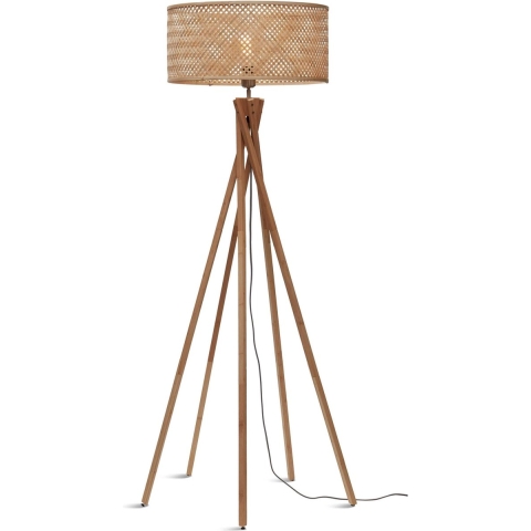 GOOD&MOJO Vloerlamp Java - Bamboe - Ø50x146cm