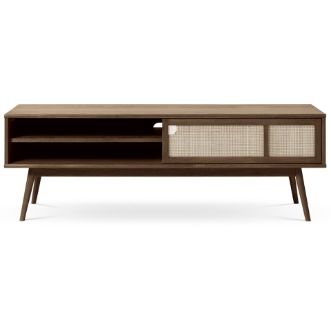Olivine Boas houten tv meubel gerookt eiken - 150 x 45 cm
