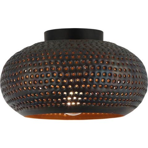 Plafondlamp Fuoco Bruin Zwart Ø 35cm E27 Fitting