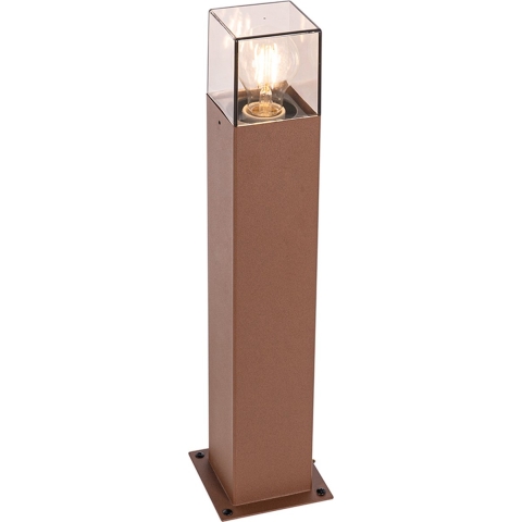 QAZQA Industriële staande buitenlamp roestbruin 50 cm IP44 - Denmark