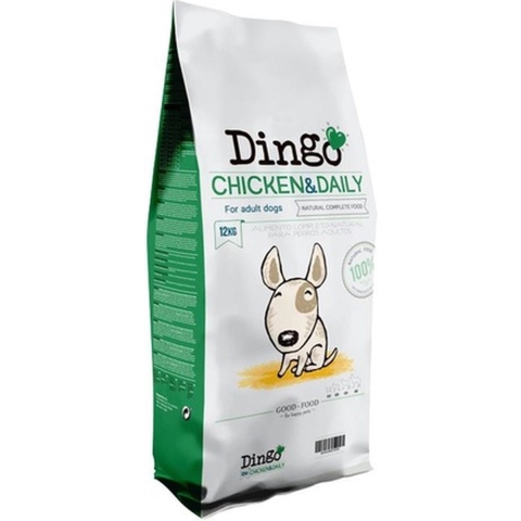 2x 12kg Dingo Chicken & Daily Droogvoer voor honden