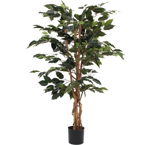 Mica Decorations Ficus Kunstplant - H105 x Ø60 cm - groen