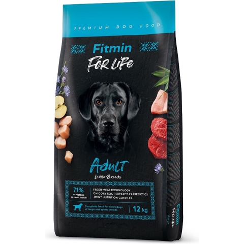 Fitmin Dog for Life Volwassen Groot Ras - 2 x 12 kg