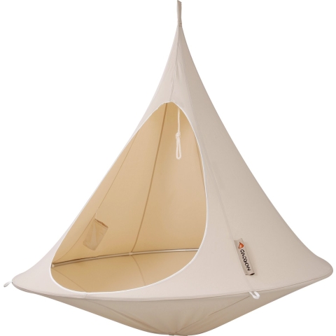 Cacoon Double Hangstoel - Naturel White