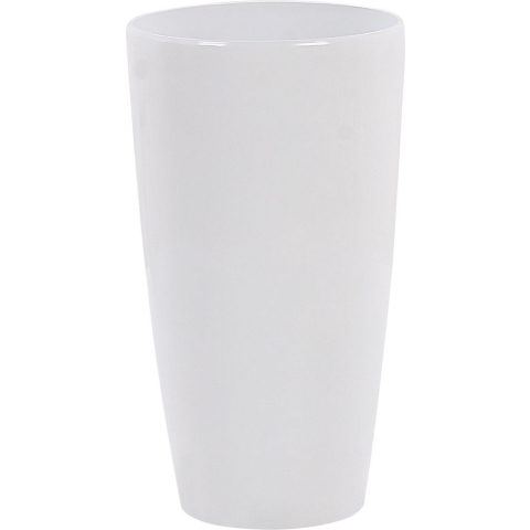 Beliani - TSERIA - Plantenbak - Wit - 40 cm - Stenenmix