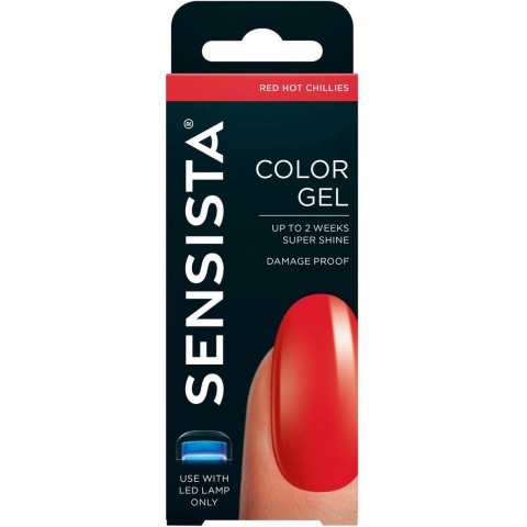 6x Sensista Color Gel Red Hot Chillies 7,5 ml